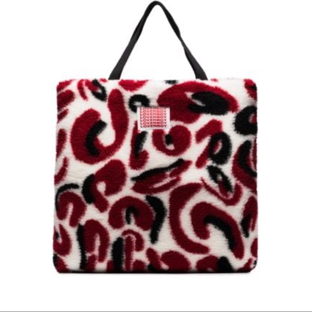 Charles Jeffrey Loverboy
X Browns 50 Multicoloured Patterned Fleece Tote Bag